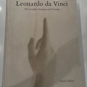 Leonardo da Vinci Art Book - Cream Cover